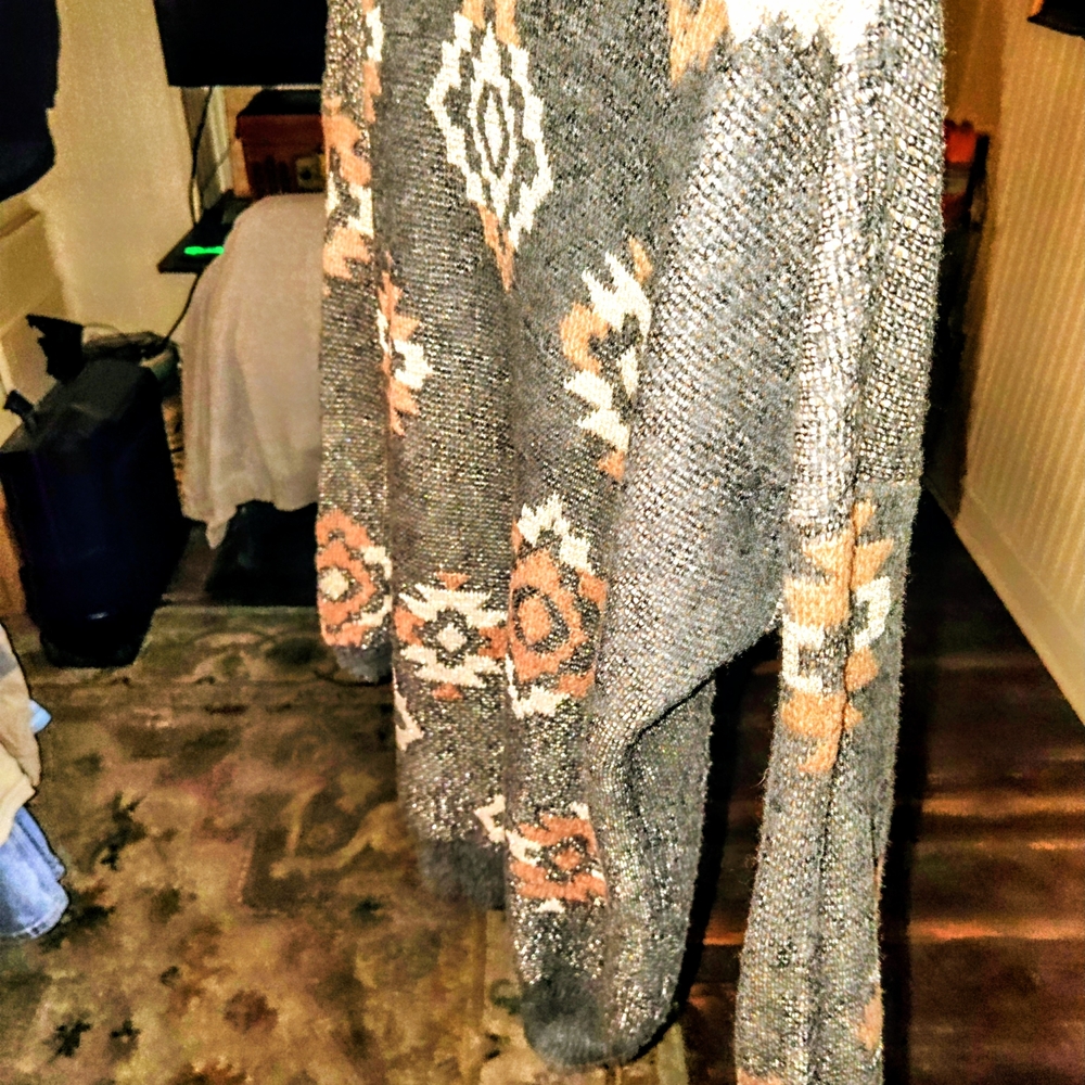 Mossimo Supply Co. XXL Womens Crewneck Knit Sweater in Brown and Gray - Picture 8 of 11
